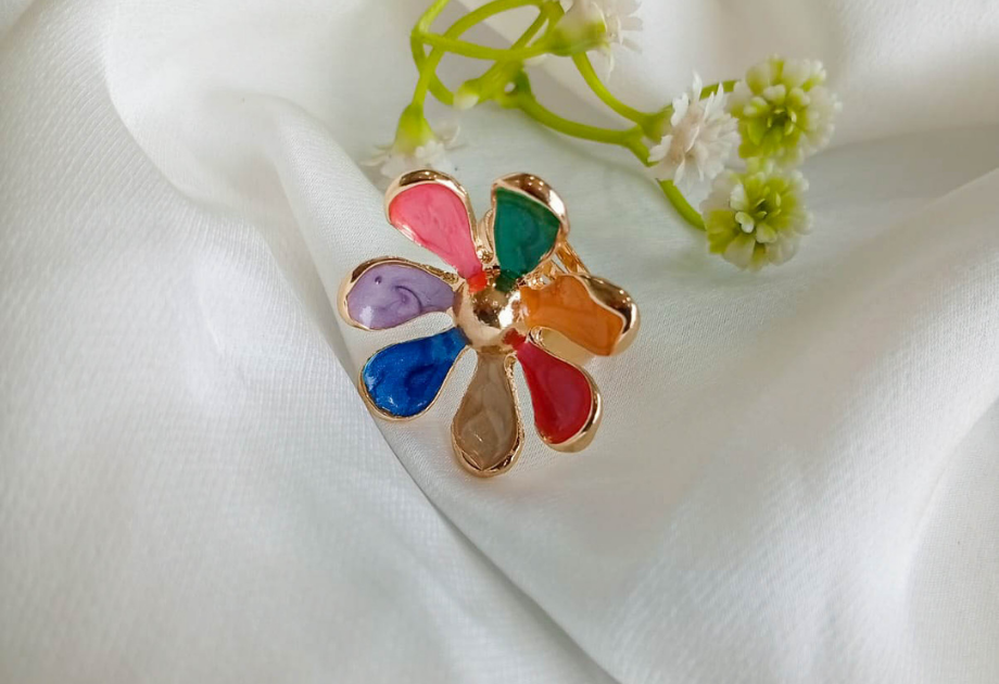 RNG-5516 The Kaleidoscope Bloom Statement Ring