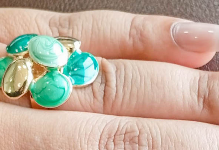 RNG-5527 The Ocean Bloom Statement Ring