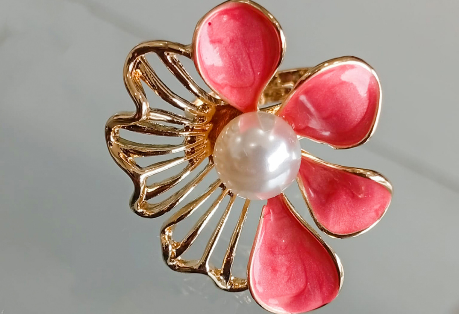 RNG-5504 The Pearl Fan Blossom Ring