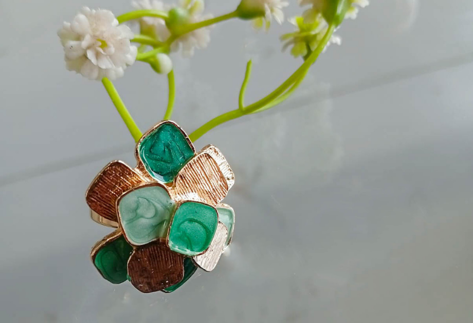 RNG-5508 The Jade Mosaic Statement Ring