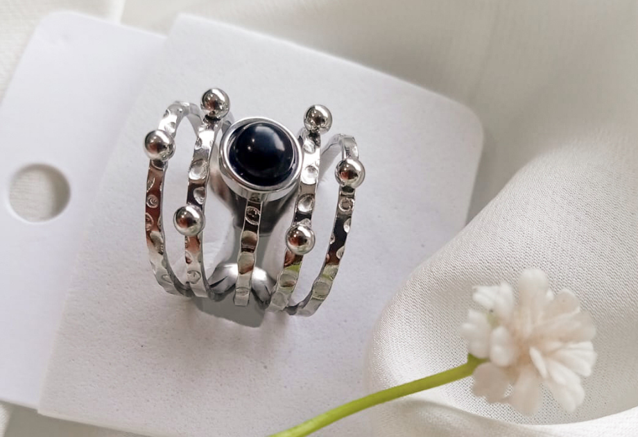 RNG-5501 The Midnight Galaxy Multi-Band Ring