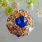 RNG-5515 The Royal Azure Pearl Cocktail Ring
