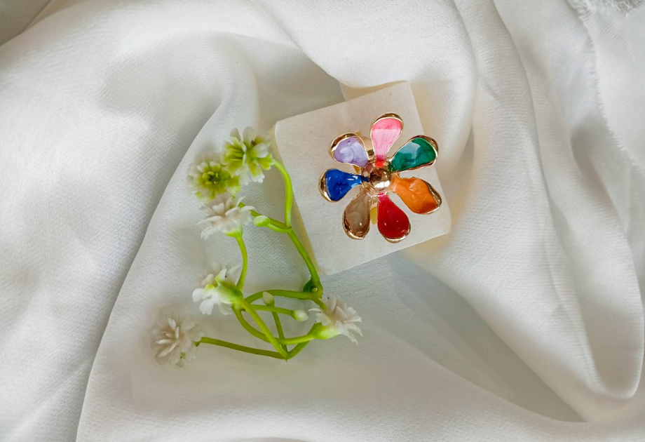 RNG-5516 The Kaleidoscope Bloom Statement Ring