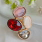 RNG-5520 The Garnet Hearth Mosaic Ring