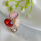 RNG-5520 The Garnet Hearth Mosaic Ring