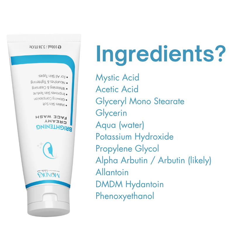 Mondka Brightening Creamy Face Wash