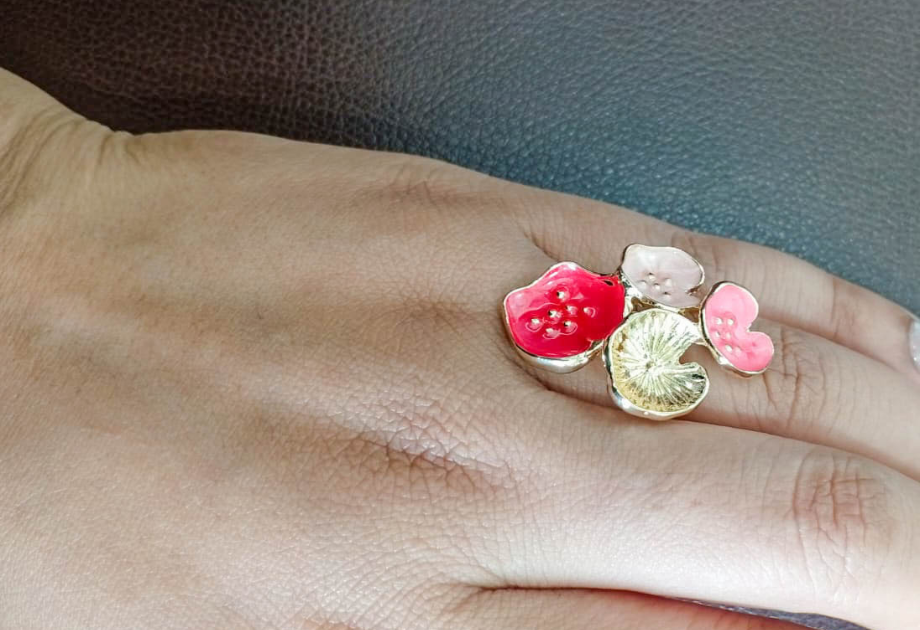 RNG-5524 The Peony Meadow Cluster Ring