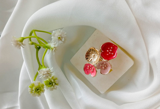 RNG-5524 The Peony Meadow Cluster Ring
