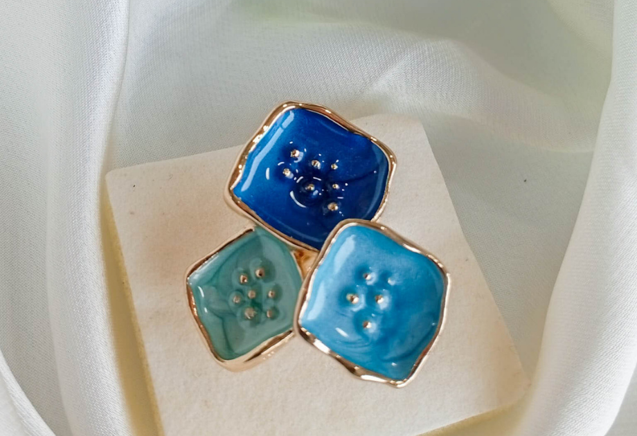 RNG-5525 The Cerulean Tide Trio Ring