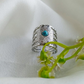 RNG-5503 The Nomad Turquoise Multi-Band Ring