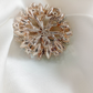 BRH-3302 Rose Gold Floral Filigree Statement Brooch | Mondka Jewelry