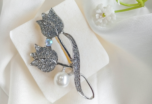 BRH-3304 The Luminous Tulip Garden Brooch