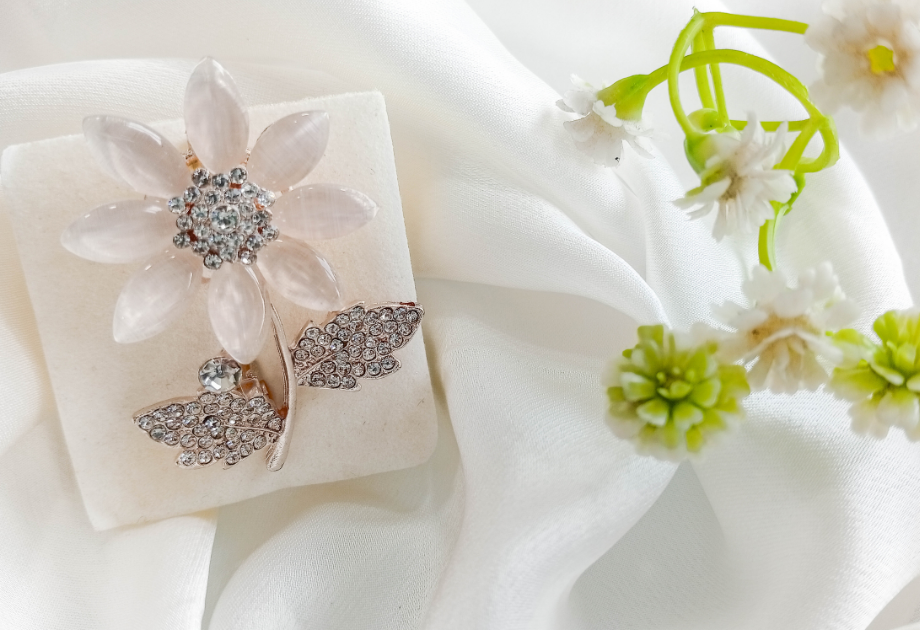 BRH-3307 The Radiant Petal Sunflower Brooch