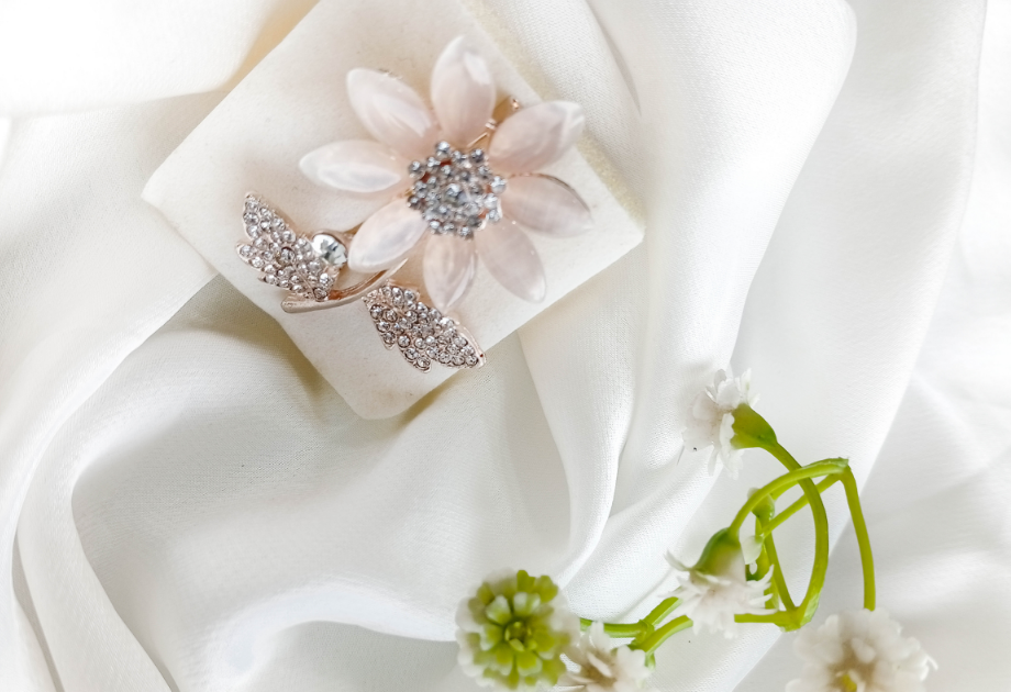 BRH-3307 The Radiant Petal Sunflower Brooch