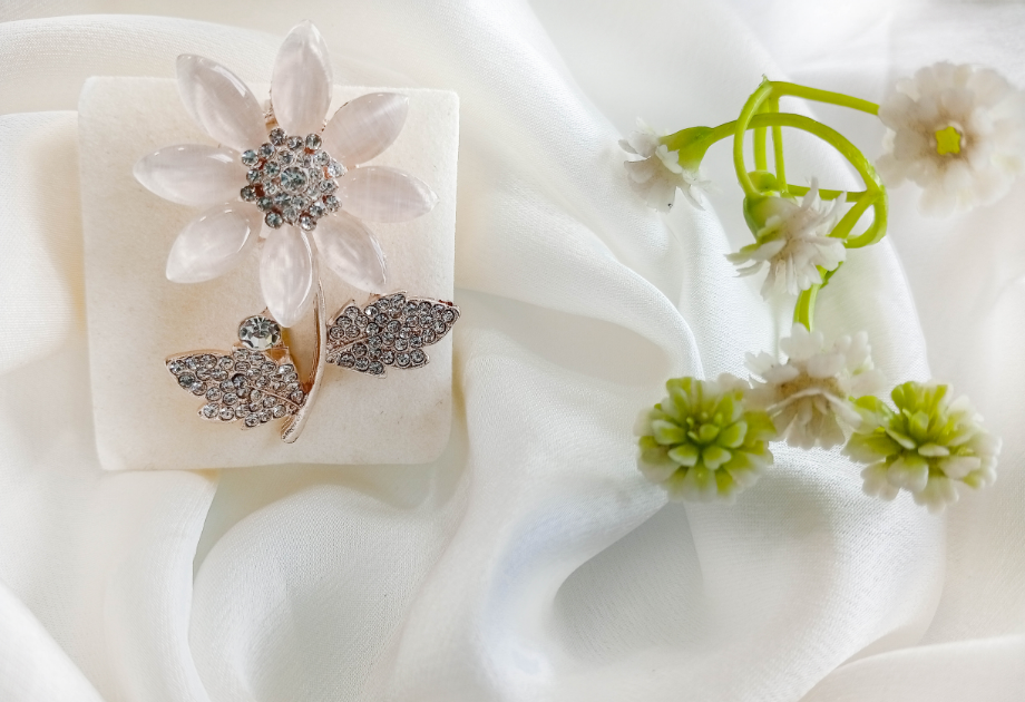 BRH-3307 The Radiant Petal Sunflower Brooch