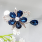 BRH-3309 The Sapphire Bloom Statement Brooch