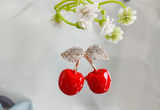 BRH-3341 The Sweet Cherry Harvest Brooch
