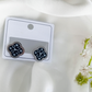 ERS-4401 The Midnight Clock Clover Studs